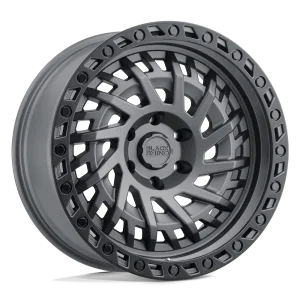 Black Rhino – SHREDDER – Gunmetal – 17″x9″ 0mm – All weather Wheels – 1790SHD005127G71